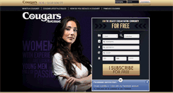 Desktop Screenshot of cougars-avenue.com
